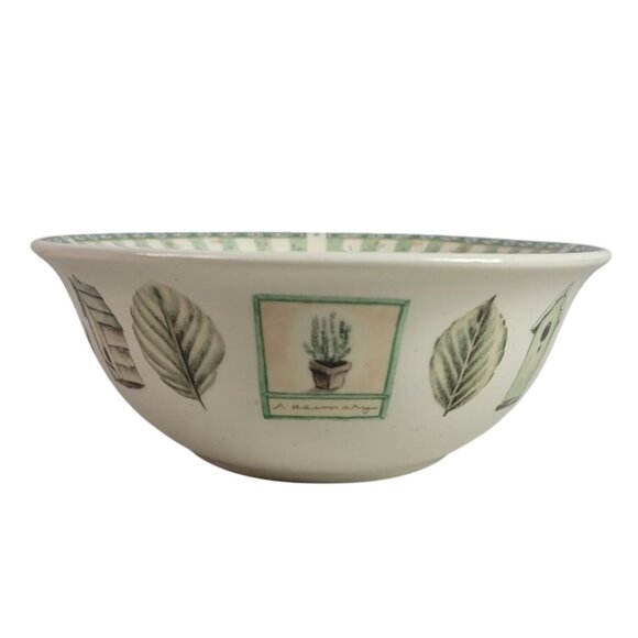 Pfaltzgraff Naturewood Oval Serving Bowl Vegetables Stoneware 10"x7" Vintage USA - Picture 6 of 12